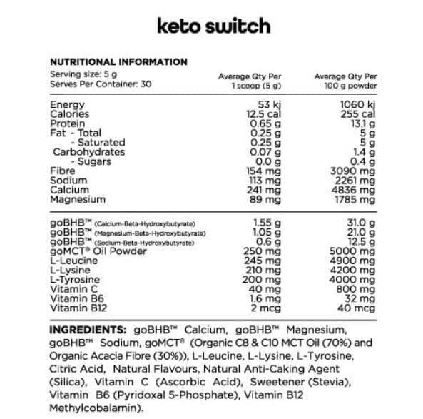 Keto Switch np